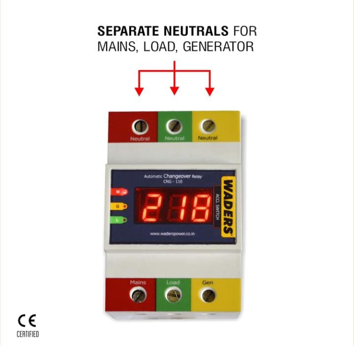 Automatic Changeover For Generator, Solar Plant & Inverter Supply